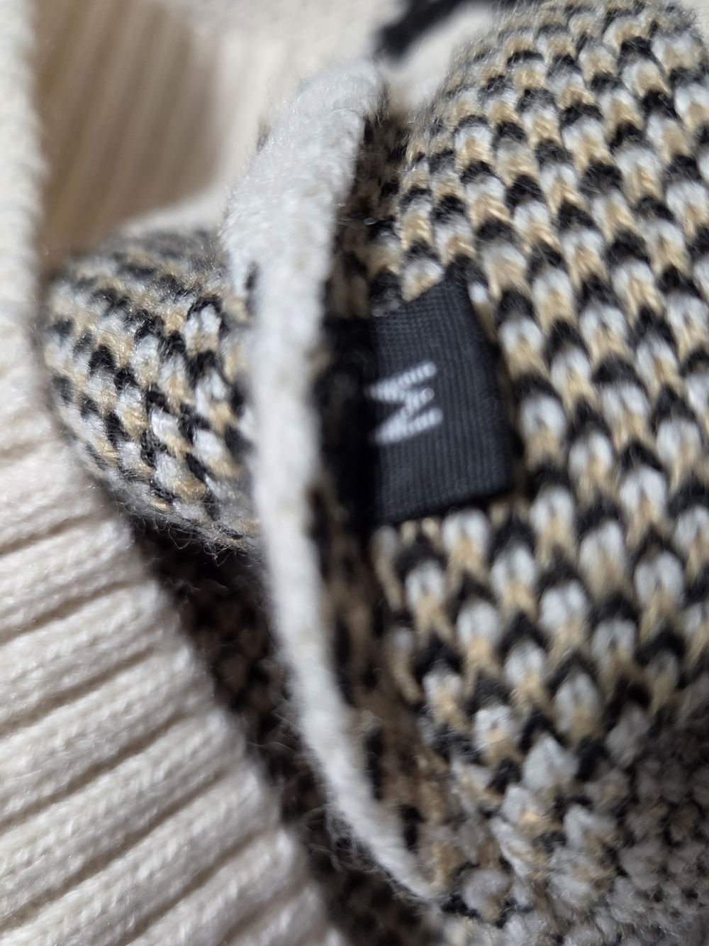 Leopard Print Crewneck Sweater in Cream - Picture 4 of 4